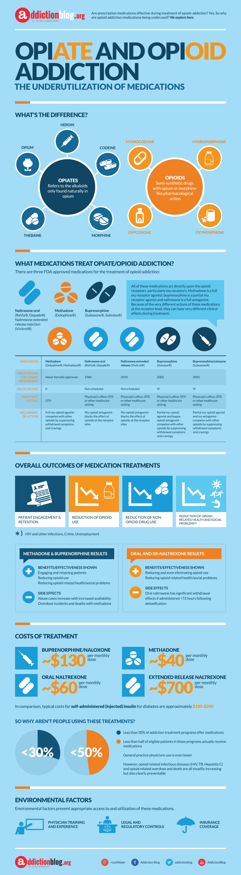 Opiate And Opioid Addiction Infographic
